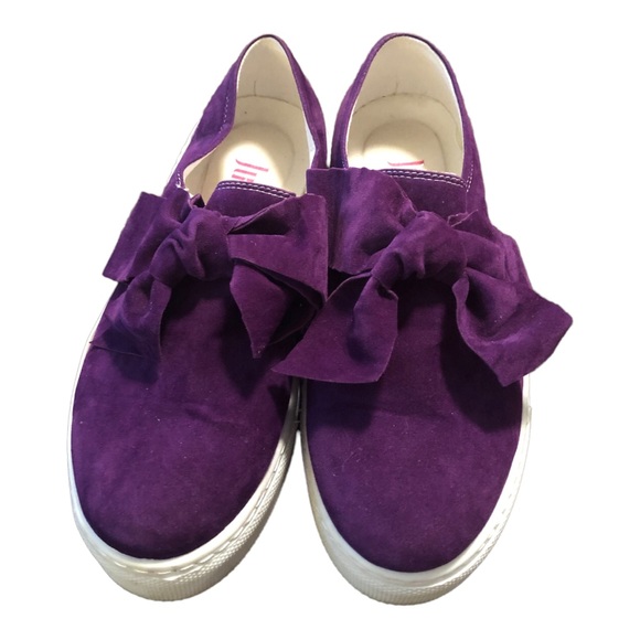 Grape Purple slip on shoes